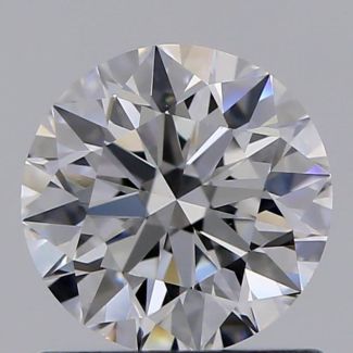 0.80 Carat Round D VS1 EX GIA Natural Diamond