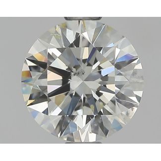 1.00 Carat Round K SI1 EX GIA Natural Diamond