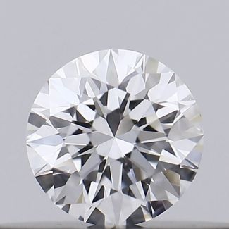 0.17 Carat Round D VVS1 EX GIA Natural Diamond