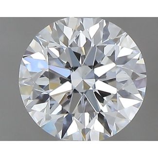 0.4 Carat Round D VVS2 EX GIA Natural Diamond