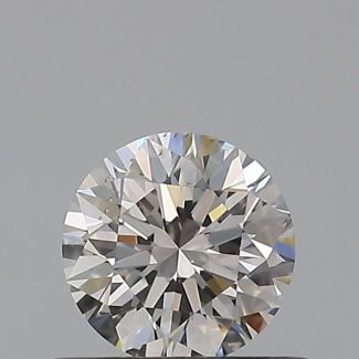 0.44 Carat Round H SI1 EX GIA Natural Diamond