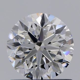 0.80 Carat Round F VS1 VG EX GIA Natural Diamond