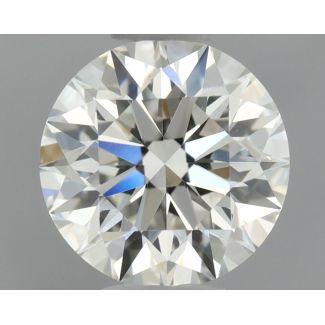 0.7 Carat Round H VVS1 EX GIA Natural Diamond