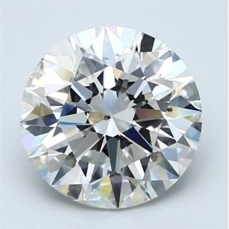 3.0 Carat Round G SI2 EX GIA Natural Diamond