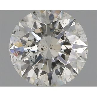 0.51 Carat Round H SI2 EX IGI Natural Diamond