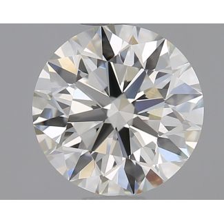 1.03 Carat Round H VVS2 EX IGI Natural Diamond