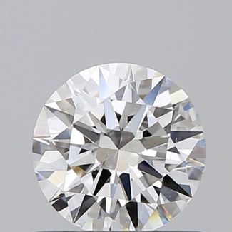 0.55 Carat Round F VS1 EX GIA Natural Diamond