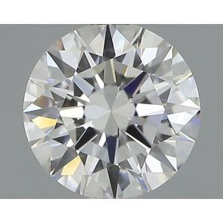 0.35 Carat Round F VVS2 EX GIA Natural Diamond