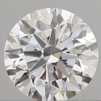 0.5 Carat Round E SI1 EX GIA Natural Diamond