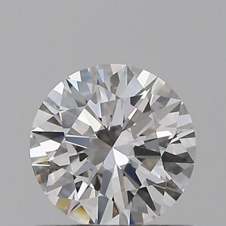 0.55 Carat Round F VS1 EX GIA Natural Diamond