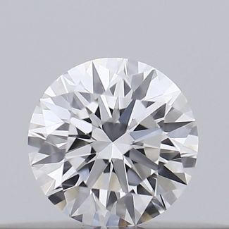 0.15 Carat Round D VS1 EX GIA Natural Diamond