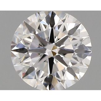 0.57 Carat Round H SI1 EX GIA Natural Diamond