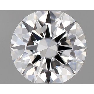 0.19 Carat Round G IF EX GIA Natural Diamond