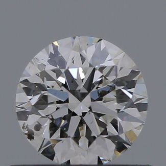 0.5 Carat Round F SI2 EX GIA Natural Diamond