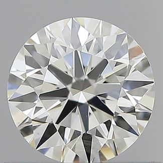 0.6 Carat Round H VS1 EX IGI Natural Diamond