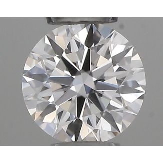 0.18 Carat Round F VVS1 EX GIA Natural Diamond