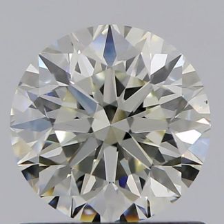 0.80 Carat Round K VS1 VG EX GIA Natural Diamond