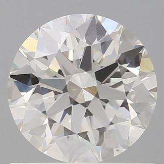 0.9 Carat Round H VVS2 EX GIA Natural Diamond