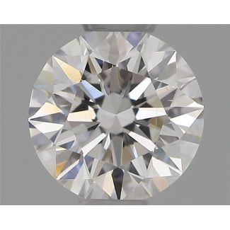 0.42 Carat Round G VVS1 EX VG GIA Natural Diamond