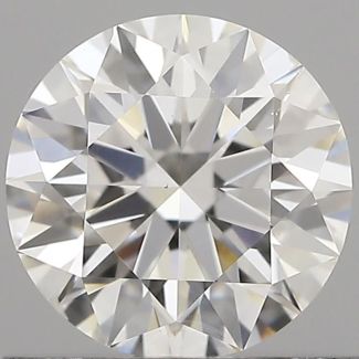 0.70 Carat Round F VS2 EX GIA Natural Diamond