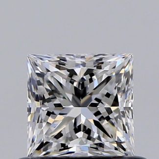 0.51 Carat Princess D VVS1 - EX VG GIA Natural Diamond