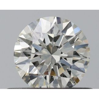 0.51 Carat Round I VS2 EX GIA Natural Diamond