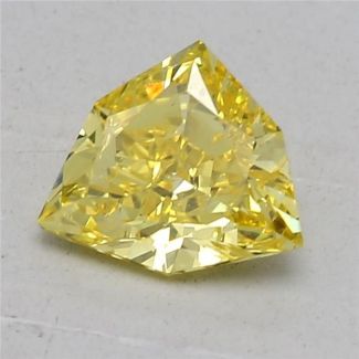 0.75 Carat Kite Fancy Yellow VS2 - GD GIA Natural Diamond