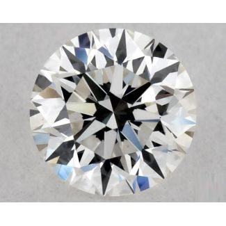 0.43 Carat Round H VS1 EX GIA Natural Diamond