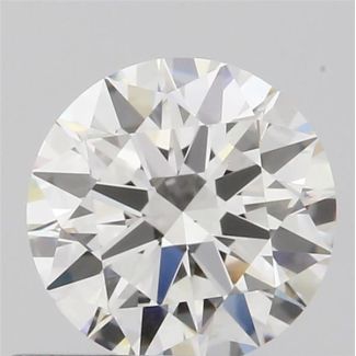 0.50 Carat Round H VVS2 EX GIA Natural Diamond