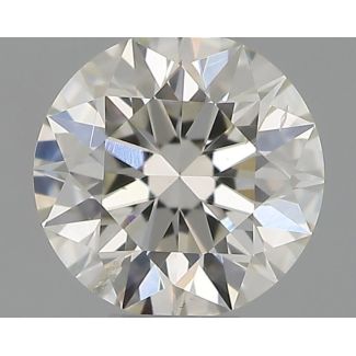 0.30 Carat Round G SI1 EX IGI Natural Diamond