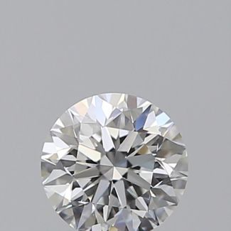 0.40 Carat Round F VVS2 VG EX GIA Natural Diamond