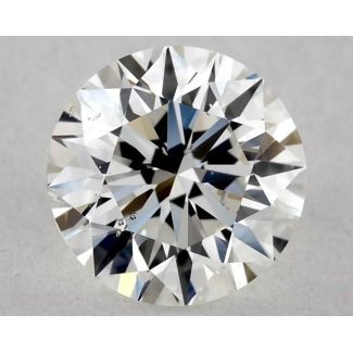 0.7 Carat Round H SI2 EX VG GIA Natural Diamond