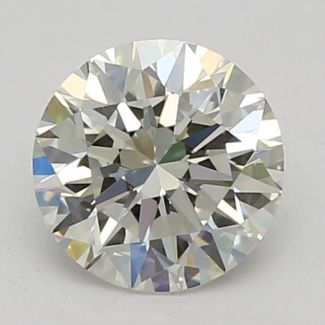 0.50 Carat Round H VVS2 VG EX GIA Natural Diamond