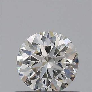 0.50 Carat Round H VVS2 EX IGI Natural Diamond