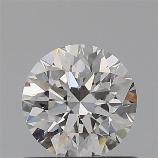 0.61 Carat Round G SI1 EX GIA Natural Diamond