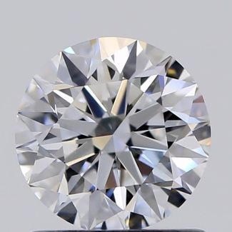 0.86 Carat Round D VVS1 EX GIA Natural Diamond