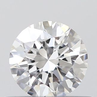 0.41 Carat Round E VVS1 EX GIA Natural Diamond