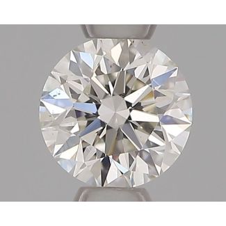 0.32 Carat Round H SI1 EX GIA Natural Diamond