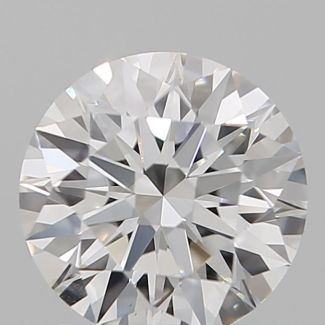 0.56 Carat Round F VS1 EX GIA Natural Diamond