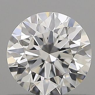 0.4 Carat Round F VVS1 EX GIA Natural Diamond