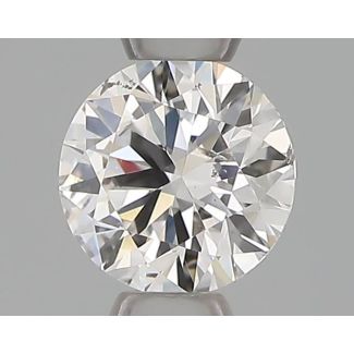 0.31 Carat Round G SI2 EX GIA Natural Diamond