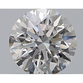 0.36 Carat Round F SI1 EX GIA Natural Diamond