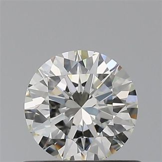 0.52 Carat Round H VS1 EX IGI Natural Diamond