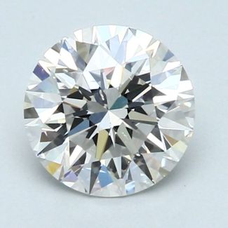 1.52 Carat Round G SI1 EX GIA Natural Diamond