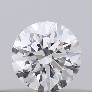 0.15 Carat Round D VS1 EX GIA Natural Diamond