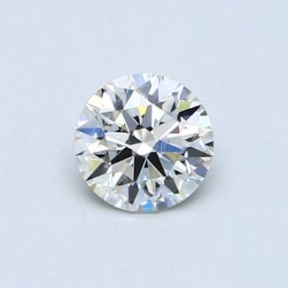 0.5 Carat Round I VS1 EX GIA Natural Diamond