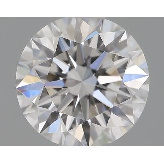 0.61 Carat Round E VVS2 EX GIA Natural Diamond