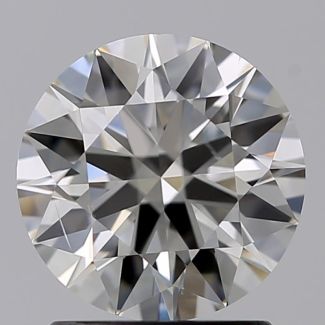 1.40 Carat Round H SI1 EX GIA Natural Diamond