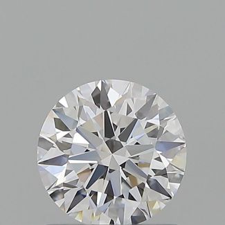 0.81 Carat Round D VVS2 EX GIA Natural Diamond