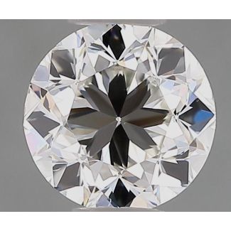 1.00 Carat Round H VS2 GD EX GIA Natural Diamond